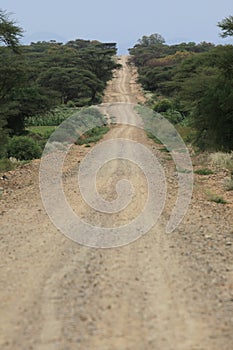 Endless African road
