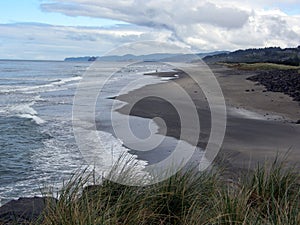 Endless Beach on a Cloudy Fall Day-Beachcomber Heaven