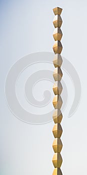 The Endless Column (Column of Infinite or Coloana Infinitului) made by Constantin Brancusi