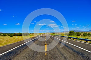 Endless,empty road somewhere in the Utah