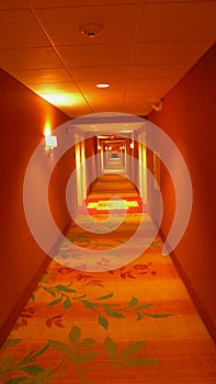Endless Hotel Hallway