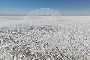 Endless ice field