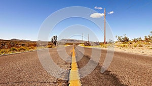 Endless road Nevada desert