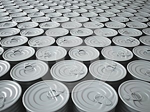 Endless Stockpile of Tin Cans photo