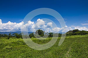 Landscape of valle del cauca en colombia photo