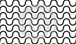 Endless Symmetrical Wave Patterns Grid