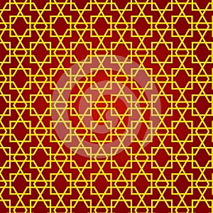 Endless texture. Seamless geometric. Hexagonal pattern.