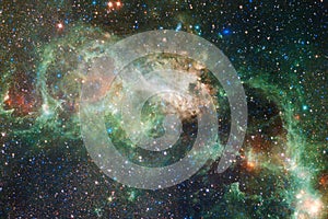 Endless universe. Elements of this image furnished by NASA