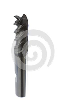 Endmill on white photo