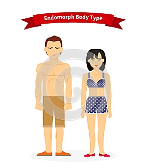 Endomorph Body Type Woman and Man