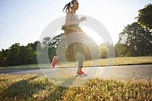 Endorphins during the jogging