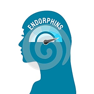 Endorphins level meter