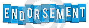 Endorsement Blue Stripes