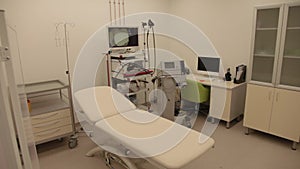 Endoscopy room of hospital clinic