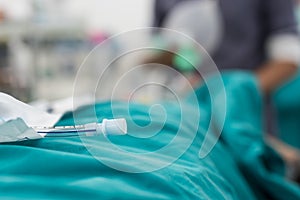 Endotracheal tube prepare for intubation