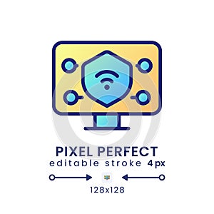 Endpoint security gradient fill desktop icon