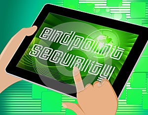 Endpoint Security Safe System Protection 3d Illustration