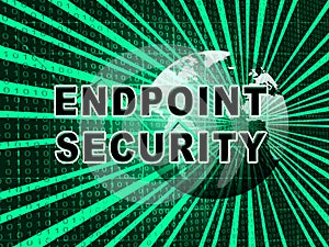 Endpoint Security Safe System Protection 3d Illustration