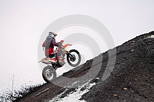 EndurÃÂ¾. Motocross sport, moto rider