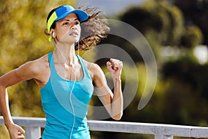 Endurance athlete portrait photo