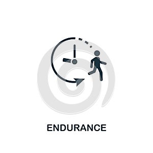 Endurance icon. Premium style design from fitness icon collection. Pixel perfect Endurance icon for web design, apps