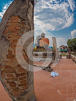 The Enduring Buddha at Wat Phia Wat. Xieng Khuang, Laos.