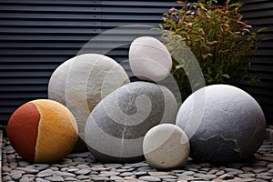 Enduring Stones outdoor natural. Generate Ai photo