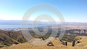 Enduro Motorcycles in Patagonia Mountains