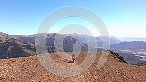 Enduro Motorcycles in Patagonia Mountains