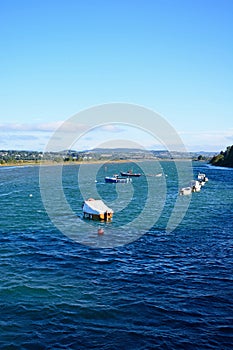 View along the River Axe, Axmouth.