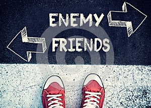 Enemy and friends