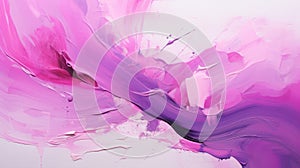 Energetic Abstract Painting With Mauve Tones photo