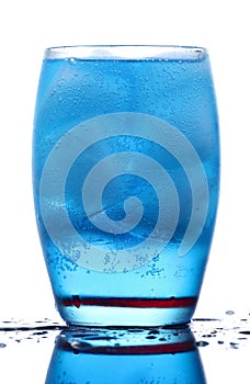 Energetic blue drink photo