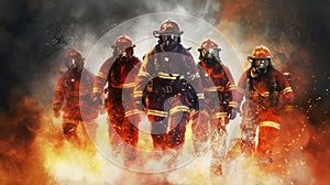 Energetic Sentinels: Firemen\'s Dynamic Energy Unveiled