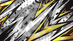 Energetic Yellow Grunge Abstract Background