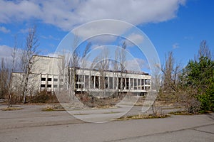 The Energetik Palace of Culture is a now abandoned multifunctional palace of culture in Pripyat in the exclusion zone of the