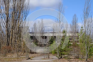 The Energetik Palace of Culture is a now abandoned multifunctional palace of culture in Pripyat in the exclusion zone of the