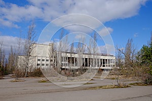 The Energetik Palace of Culture is a now abandoned multifunctional palace of culture in Pripyat in the exclusion zone of the