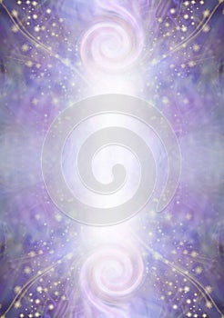 Energising and calming with positive negative spinning vortex