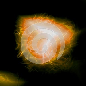 Energy aura abstract