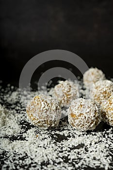 energy balls, candy,low-calorie sweets photo