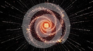 Energy data streams.