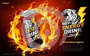 Energy drink ad