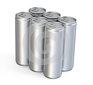 Energy drinks cans