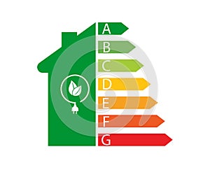 Energy efficiency and home improvement concept.Vector illustration