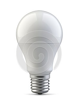 Energy efficiency LED light bulb. Power saving lamp.