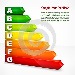 Energy efficiency rating color