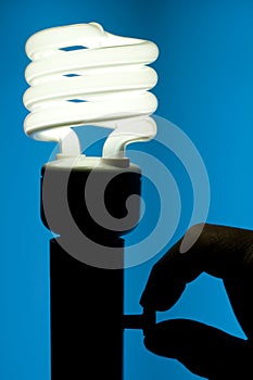 Energy-Efficient Fluorescent Light Bulb