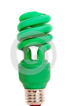 Energy efficient green light bulb