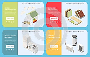 Energy Efficient House Isometric